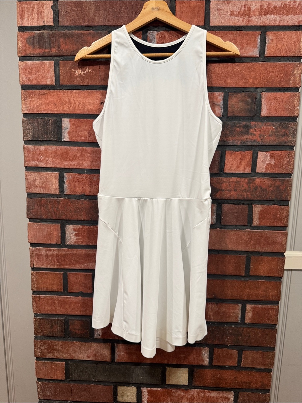 Outerknown White Athletic Tank Dress